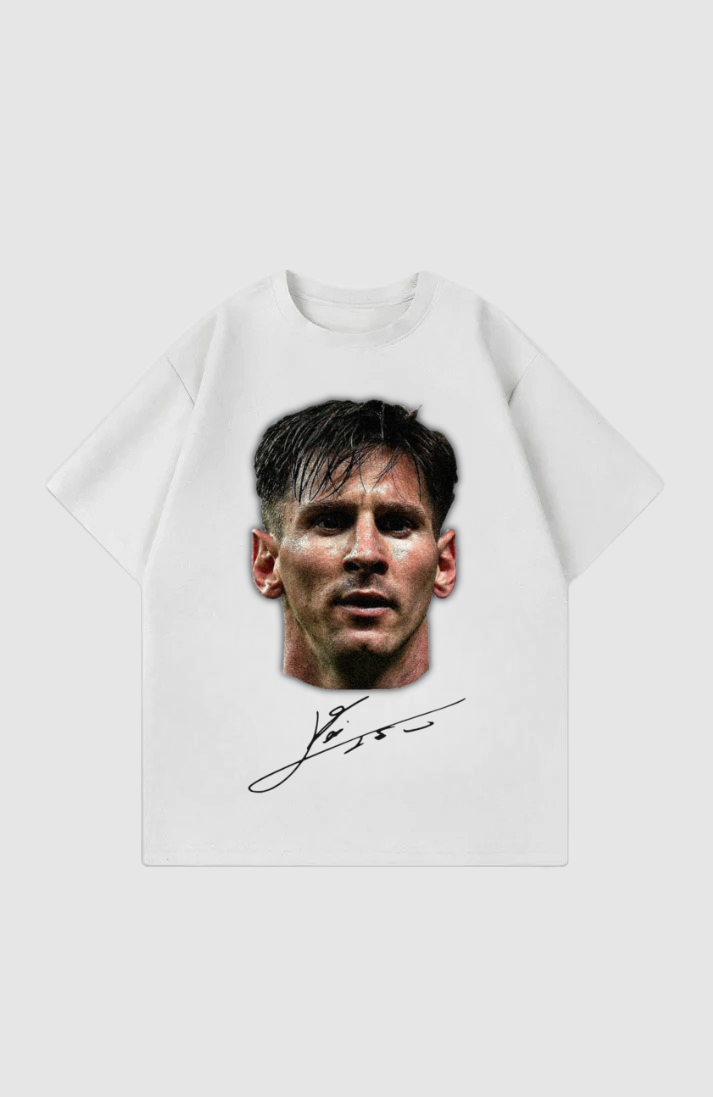 Messi Face Oversized Shirt