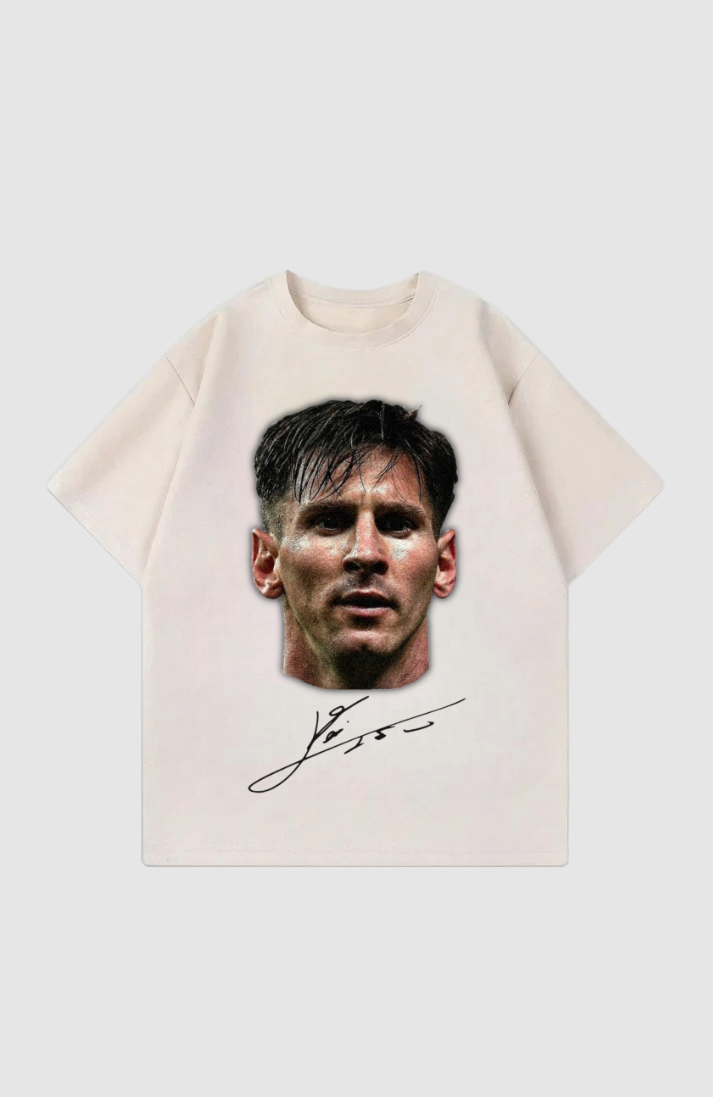 Messi Face Oversized Shirt